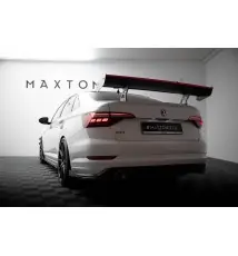 Carbon Spoiler With Internal Brackets Uprights + LED Volkswagen Jetta GLI Mk7