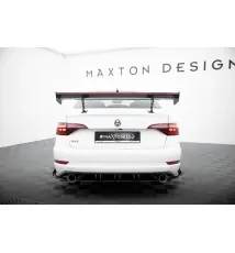 Carbon Spoiler With Internal Brackets Uprights + LED Volkswagen Jetta GLI Mk7