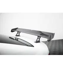 Carbon Spoiler With Internal Brackets Uprights + LED Volkswagen Jetta GLI Mk7