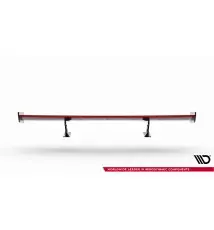 Carbon Spoiler With Internal Brackets Uprights + LED Volkswagen Jetta GLI Mk7