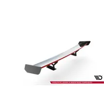 Carbon Spoiler With Internal Brackets Uprights + LED Volkswagen Jetta GLI Mk7