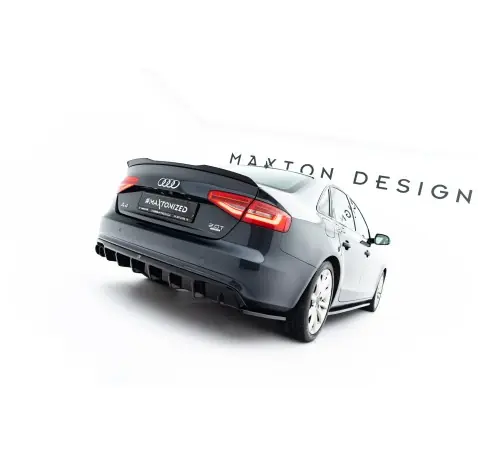 Diffuseur Arrière Complet Audi A4 B8 Facelift (Version double échappement simple face)