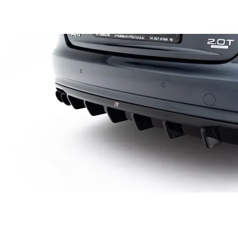 Diffuseur Arrière Complet Audi A4 B8 Facelift (Version double échappement simple face)