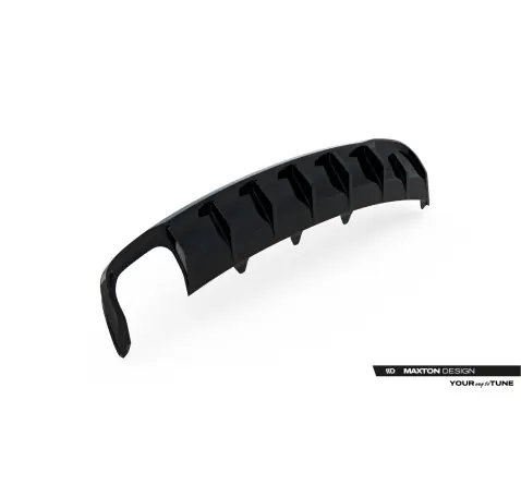 Diffuseur Arrière Complet Audi A4 B8 Facelift (Version double échappement simple face)