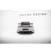 Carbon Spoiler With Internal Brackets Uprights V.2 + LED Porsche 718 Cayman 982c