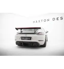 Carbon Spoiler With Internal Brackets Uprights V.2 + LED Porsche 718 Cayman 982c