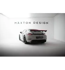 Carbon Spoiler With Internal Brackets Uprights V.2 + LED Porsche 718 Cayman 982c