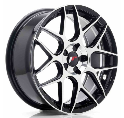 JR Wheels JR18 18x7,5 ET35-42 Blank 5H Black Machined