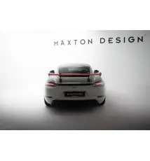 Carbon Spoiler With Upper Swan Mounting V.1 + LED Porsche 718 Cayman 982c