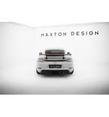 Carbon Spoiler With Upper Swan Mounting V.1 + LED Porsche 718 Cayman 982c