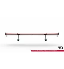 Carbon Spoiler With Upper Swan Mounting V.1 + LED Porsche 718 Cayman 982c