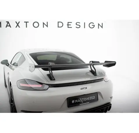 Carbon Spoiler With Upper Swan Mounting V.2 Porsche 718 Cayman 982c