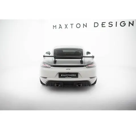 Carbon Spoiler With Upper Swan Mounting V.2 Porsche 718 Cayman 982c