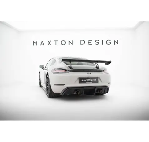 Carbon Spoiler With Upper Swan Mounting V.2 Porsche 718 Cayman 982c
