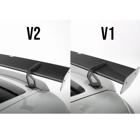 Carbon Spoiler With Upper Swan Mounting V.2 + LED Porsche 718 Cayman 982c