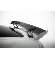 Carbon Spoiler With Upper Swan Mounting V.2 + LED Porsche 718 Cayman 982c