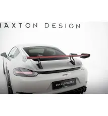 Carbon Spoiler With Upper Swan Mounting V.2 + LED Porsche 718 Cayman 982c