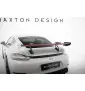 Carbon Spoiler With Upper Swan Mounting V.2 + LED Porsche 718 Cayman 982c