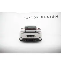 Carbon Spoiler With Upper Swan Mounting V.2 + LED Porsche 718 Cayman 982c
