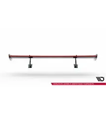 Carbon Spoiler With Upper Swan Mounting V.2 + LED Porsche 718 Cayman 982c