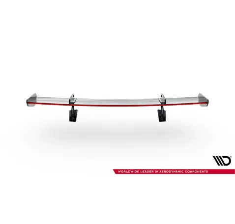 Carbon Spoiler With Upper Swan Mounting V.2 + LED Porsche 718 Cayman 982c