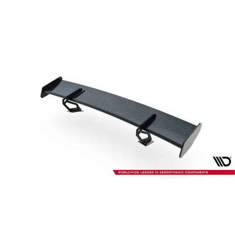 Carbon Spoiler With Upper Swan Mounting V.2 + LED Porsche 718 Cayman 982c