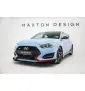 Street Pro Lame Du Pare-Chocs Avant + Flaps Hyundai Veloster N Mk2