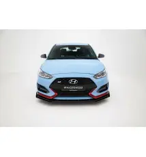 Street Pro Lame Du Pare-Chocs Avant + Flaps Hyundai Veloster N Mk2