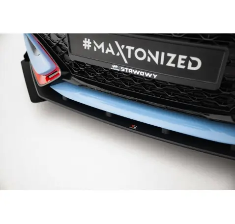 Street Pro Lame Du Pare-Chocs Avant + Flaps Hyundai Veloster N Mk2