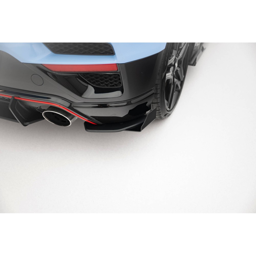 Street Pro Lame Du Pare Chocs Arriere + Flaps Hyundai Veloster N Mk2
