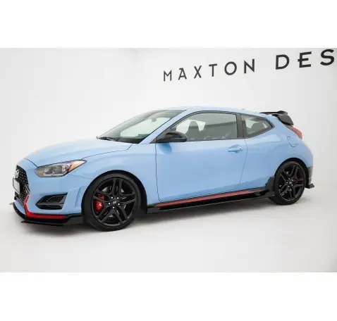 Street Pro Rajouts Des Bas De Caisse + Flaps Hyundai Veloster N Mk2