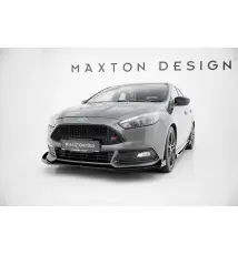 Street Pro Lame Du Pare-Chocs Avant + Flaps Ford Focus ST Mk3 Facelift