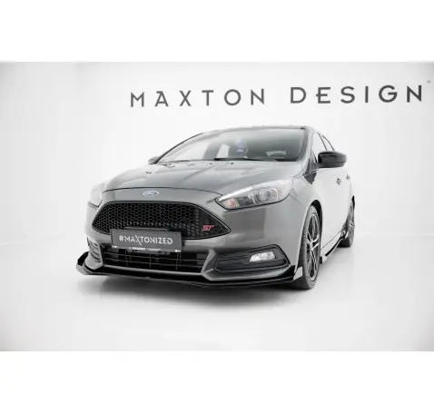 Street Pro Lame Du Pare-Chocs Avant + Flaps Ford Focus ST Mk3 Facelift