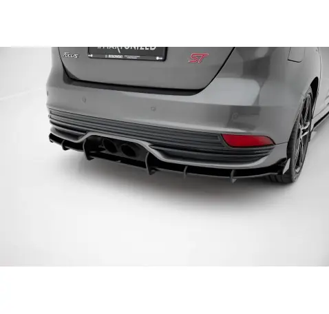 Street Pro Central Diffuseur Arriere + Flaps Ford Focus ST Mk3 Facelift