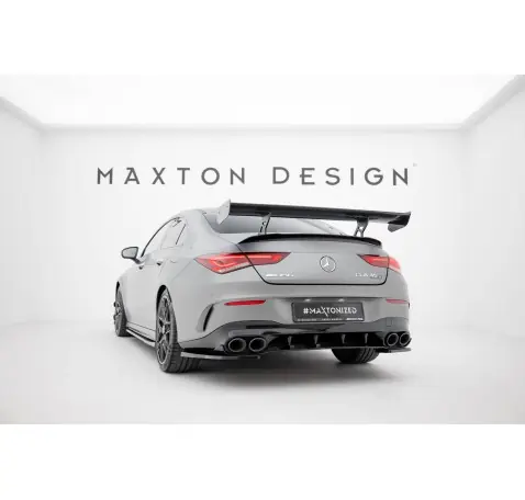 Carbon Spoiler With Internal Brackets Uprights Mercedes-Benz CLA Coupe C118 / C118 Facelift