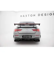 Carbon Spoiler With Internal Brackets Uprights + LED Mercedes-Benz CLA Coupe C118 / C118 Facelift