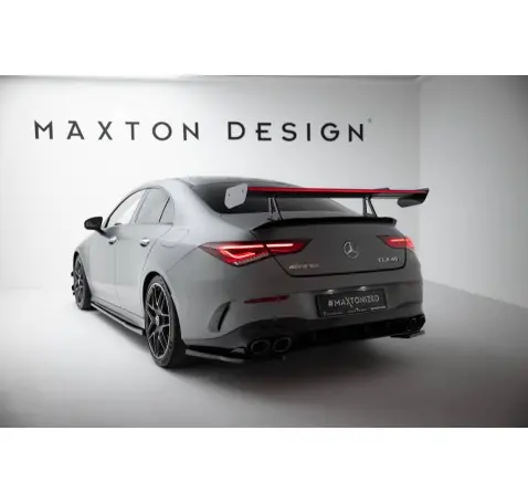 Carbon Spoiler With Upper Swan Mounting + LED Mercedes-Benz CLA Coupe C118 / C118 Facelift