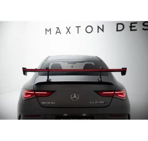Carbon Spoiler With Upper Swan Mounting + LED Mercedes-Benz CLA Coupe C118 / C118 Facelift