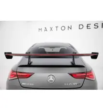 Carbon Spoiler With Upper Swan Mounting + LED Mercedes-Benz CLA Coupe C118 / C118 Facelift