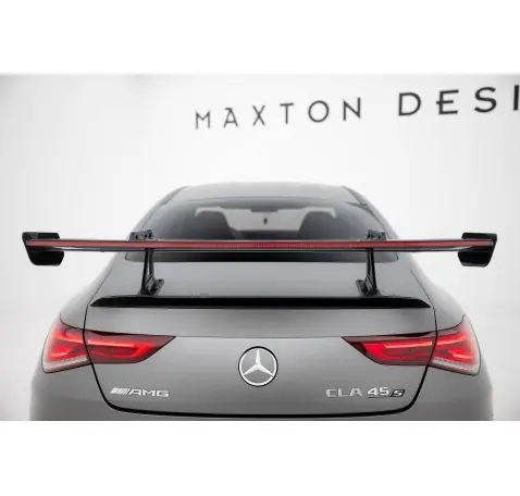 Carbon Spoiler With Upper Swan Mounting + LED Mercedes-Benz CLA Coupe C118 / C118 Facelift