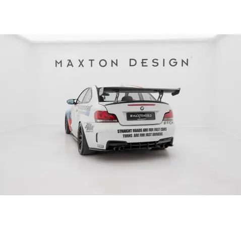 Carbon Spoiler With Internal Brackets Uprights V.1 BMW 1 M E82