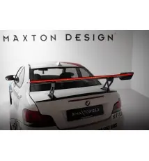Carbon Spoiler With Internal Brackets Uprights V.1 + LED BMW 1 M E82