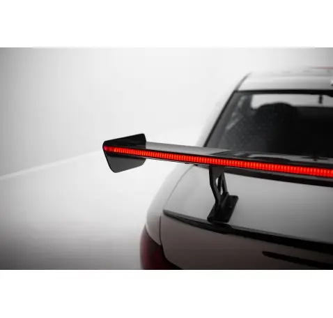 Carbon Spoiler With Internal Brackets Uprights V.1 + LED BMW 1 M E82
