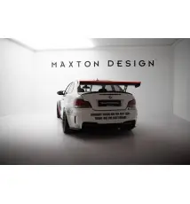 Carbon Spoiler With Internal Brackets Uprights V.1 + LED BMW 1 M E82