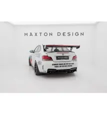 Carbon Spoiler With Internal Brackets Uprights V.1 + LED BMW 1 M E82