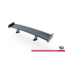 Carbon Spoiler With Internal Brackets Uprights V.1 + LED BMW 1 M E82