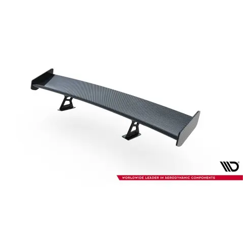 Carbon Spoiler With Internal Brackets Uprights V.1 + LED BMW 1 M E82