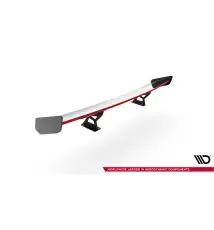 Carbon Spoiler With Internal Brackets Uprights V.1 + LED BMW 1 M E82