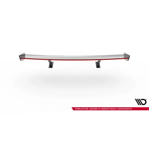 Carbon Spoiler With Internal Brackets Uprights V.1 + LED BMW 1 M E82