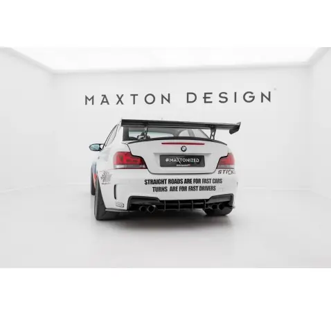 Carbon Spoiler With Internal Brackets Uprights V.2 BMW 1 M E82